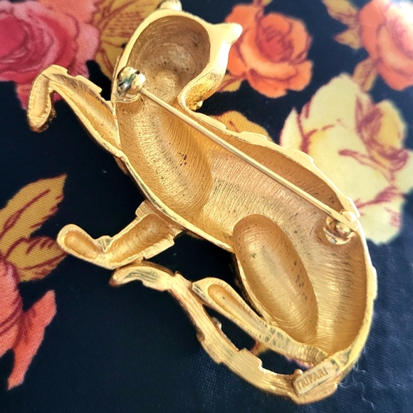 🌟Trifari fine art brooch tiger ark Vintage - Picture 2 of 4